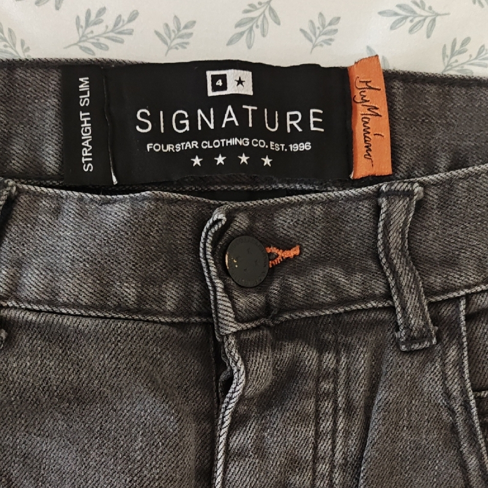 Fourstar Clothing Mariano Signature Charcoal Slim Fit Jeans